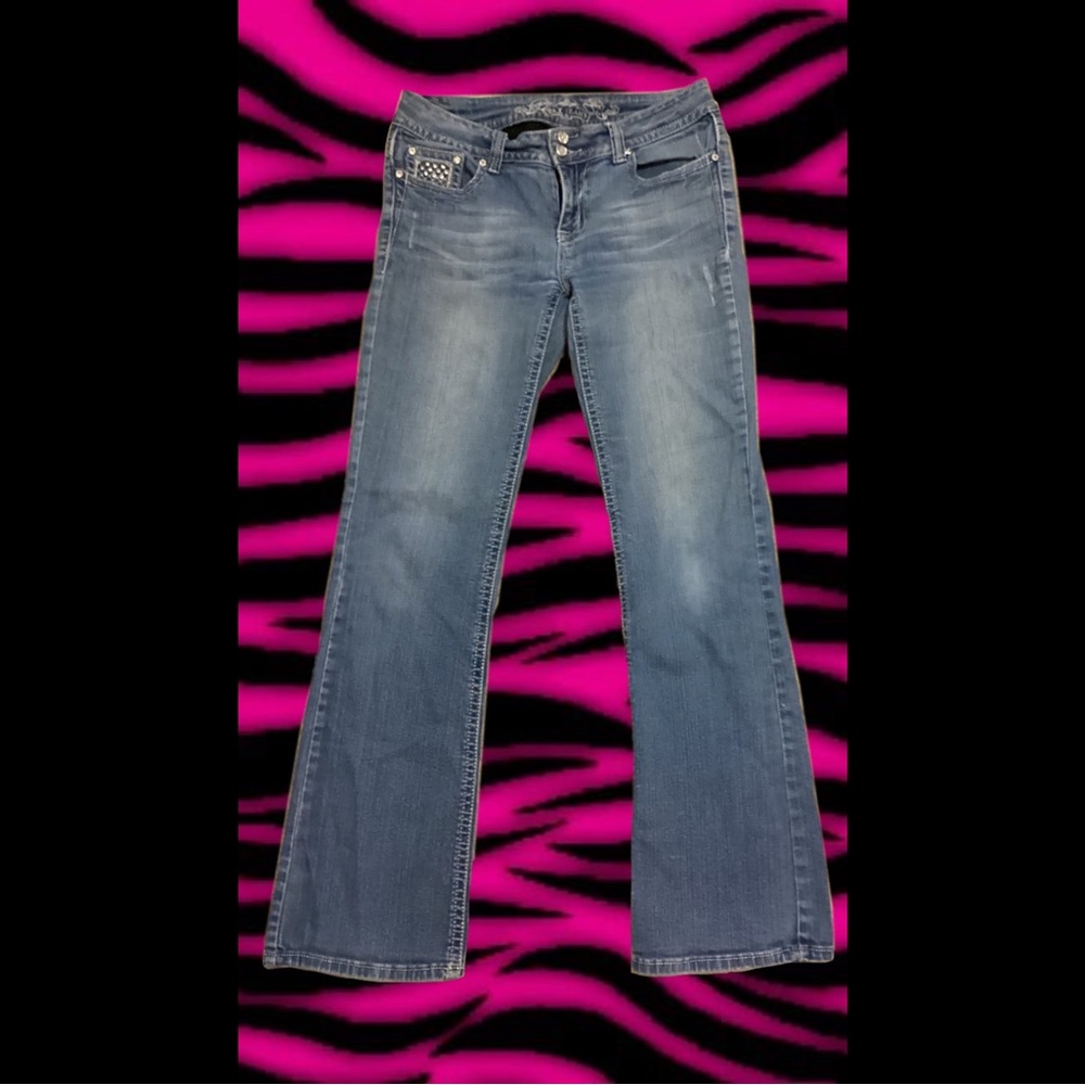 Premium Wax Bootcut Jeans